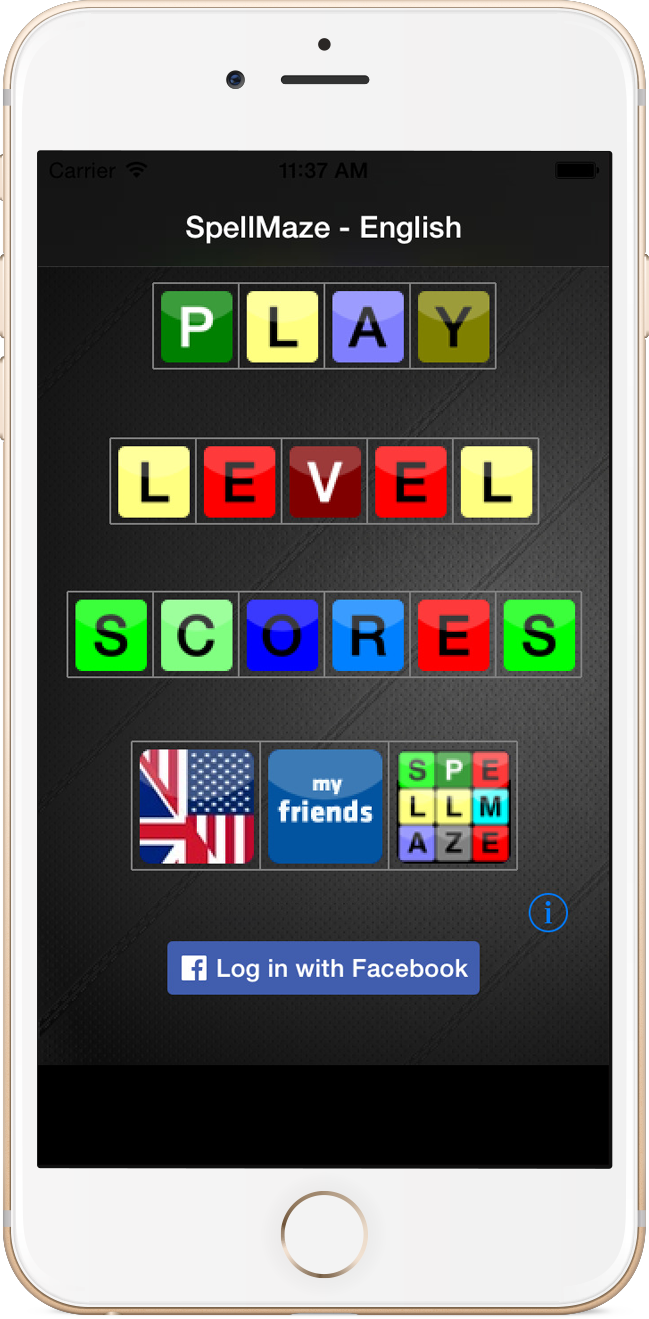 SpellMaze iOS app